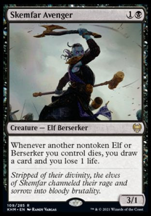 (109) Magic The Gathering Kaldheim: Promos Single: Skemfar Avenger (V.1) Holo Rare