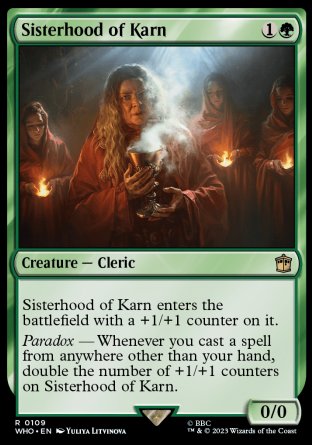 (109) Magic The Gathering Universes Beyond: Doctor Who Single: Sisterhood of Karn  Rare