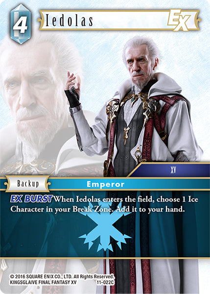 (022) Final Fantasy TCG Opus XI: Soldier's Return Single: Iedolas (11-022) Holo Common