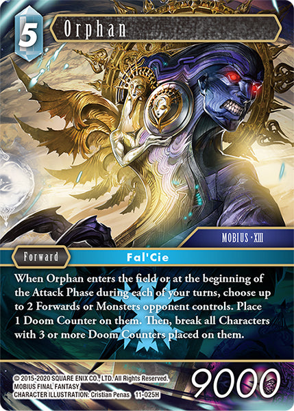 (025) Final Fantasy TCG Opus XI: Soldier's Return Single: Orphan (11-025) Holo Hero