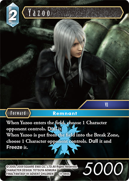 (040) Final Fantasy TCG Opus XI: Soldier's Return Single: Yazoo (11-040) Holo Common