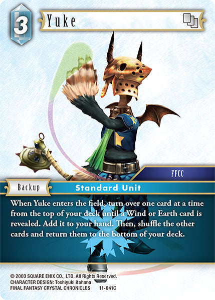 (041) Final Fantasy TCG Opus XI: Soldier's Return Single: Yuke (11-041) Holo Common