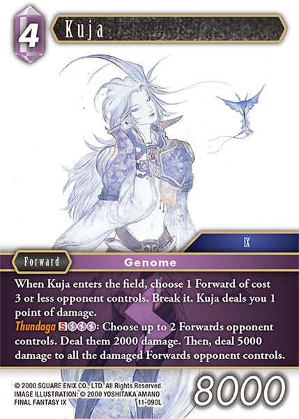 (090) Final Fantasy TCG Opus XI: Soldier's Return Single: Kuja (11-090) Holo Legend