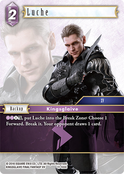 (103) Final Fantasy TCG Opus XI: Soldier's Return Single: Luche (11-103) Holo Common