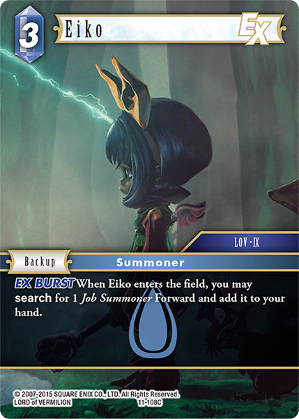 (108) Final Fantasy TCG Opus XI: Soldier's Return Single: Eiko (11-108) Holo Common