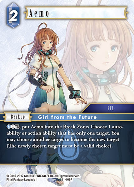 (109) Final Fantasy TCG Opus XI: Soldier's Return Single: Aemo (11-109) Holo Rare