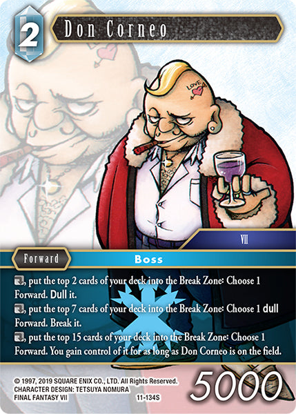 (134) Final Fantasy TCG Opus XI: Soldier's Return Single: Don Corneo (11-134)  Starter
