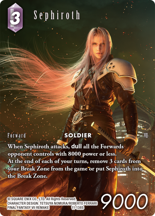 (138) Final Fantasy TCG Opus XI: Soldier's Return Single: Sephiroth (11-138) (V.2)  Starter