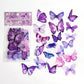 Original Deco Stickers: Butterfly: Purple