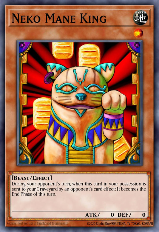 (021) YuGiOh TCG MFC: Magician's Force Single: Neko Mane King  Common
