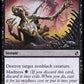 (110) Magic The Gathering Commander 2019 Single: Dark Withering  Common