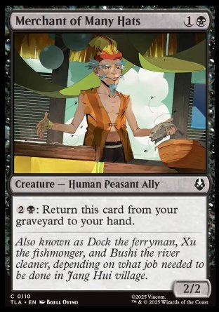 (110) Magic The Gathering Magic: The Gathering | Avatar: The Last Airbender Single: Merchant of Many Hats  Common