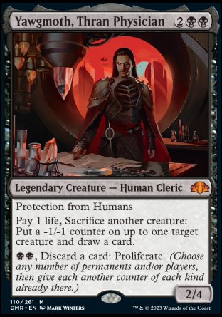 (110) Magic The Gathering Dominaria Remastered Single: Yawgmoth, Thran Physician Holo Mythic