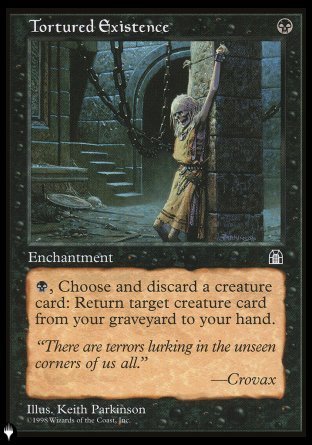 (000) Magic The Gathering The List Single: Tortured Existence  Common