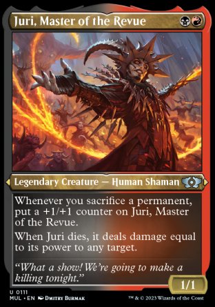 (111) Magic The Gathering Multiverse Legends Single: Juri, Master of the Revue (V.2) Holo Uncommon