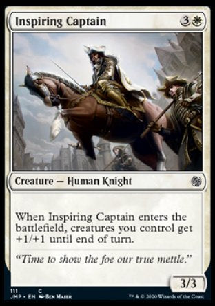 (111) Magic The Gathering Jumpstart Single: Inspiring Captain  Common