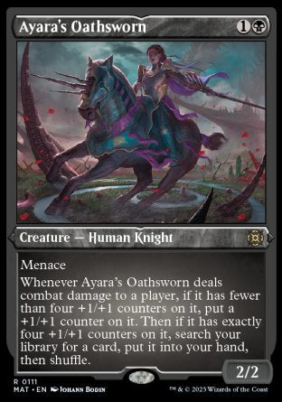 (111) Magic The Gathering March of the Machine: The Aftermath: Extras Single: Ayara's Oathsworn (V.2)  Rare