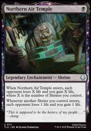 (111) Magic The Gathering Magic: The Gathering | Avatar: The Last Airbender Single: Northern Air Temple Holo Uncommon