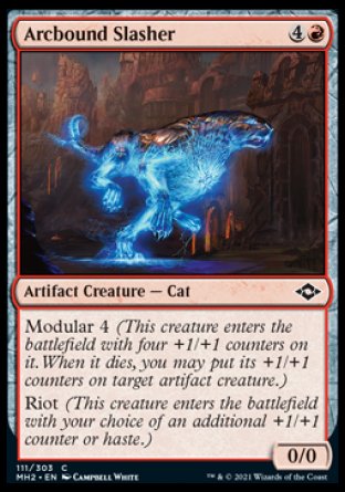 (111) Magic The Gathering Modern Horizons 2 Single: Arcbound Slasher  Common