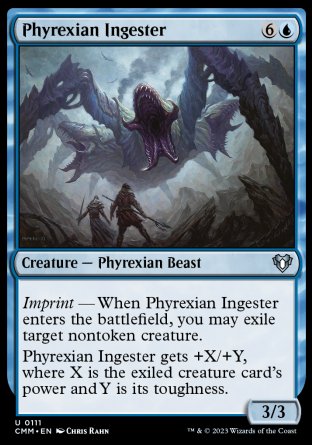 (111) Magic The Gathering Commander Masters Single: Phyrexian Ingester Holo Uncommon