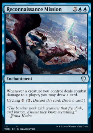 (111) Magic The Gathering Commander: Innistrad: Crimson Vow Single: Reconnaissance Mission  Uncommon