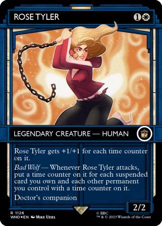 (1126) Magic The Gathering Universes Beyond: Doctor Who: Extras Single: Rose Tyler (V.5)  Rare