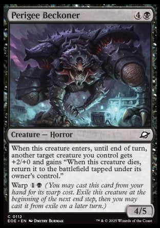 (112) Magic The Gathering Edge of Eternities Single: Perigee Beckoner  Common