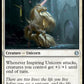 (112) Magic The Gathering Jumpstart Single: Inspiring Unicorn  Uncommon