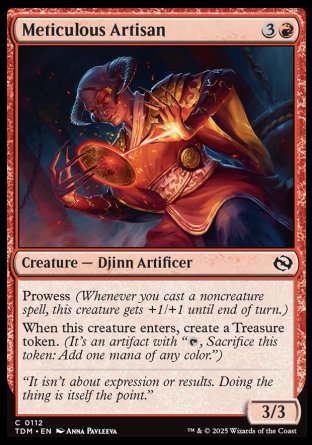(112) Magic The Gathering Tarkir: Dragonstorm Single: Meticulous Artisan  Common