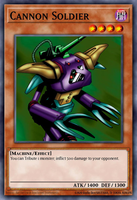 (061) YuGiOh TCG DB2: Dark Beginning 2 Single: Cannon Soldier  Super Rare