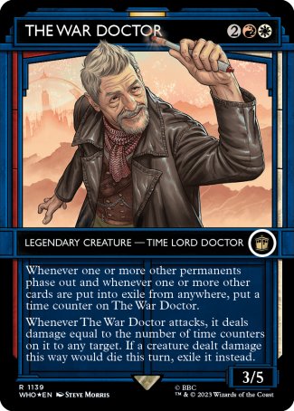 (1139) Magic The Gathering Universes Beyond: Doctor Who: Extras Single: The War Doctor (V.5)  Rare