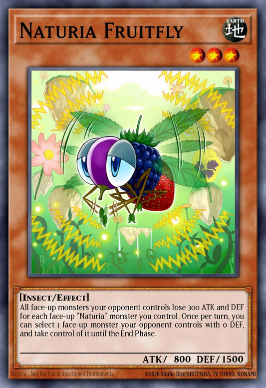 (106) YuGiOh TCG HAC1: Hidden Arsenal: Chapter 1 Single: Naturia Fruitfly (V.2 - Parallel Rare)  Parallel Rare
