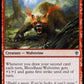 (113/269) Magic The Gathering Throne of Eldraine Single: Bloodhaze Wolverine Holo Common