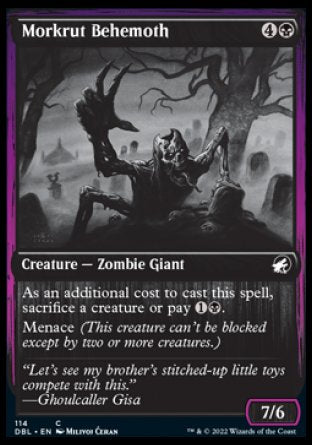 (113) Magic The Gathering Innistrad: Double Feature Single: Morbid Opportunist Holo Uncommon