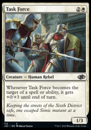 (113) Magic The Gathering Jumpstart 2022 Single: Task Force  Common
