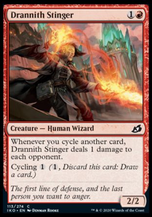 (113/274) Magic The Gathering Ikoria: Lair of Behemoths Single: Drannith Stinger  Common
