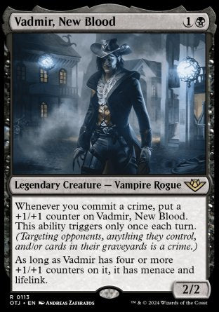 (113) Magic The Gathering Outlaws of Thunder Junction Single: Vadmir, New Blood  Rare