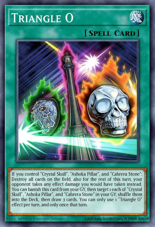 (273) YuGiOh TCG MP24: 25th Anniversary Tin: Dueling Mirrors Single: Triangle O  Ultra Rare