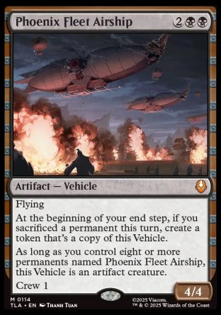 (114) Magic The Gathering Magic: The Gathering | Avatar: The Last Airbender Single: Phoenix Fleet Airship Holo Mythic