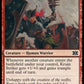 (114) Magic The Gathering Double Masters 2022 Single: Kruin Striker  Common