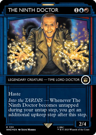 (1151) Magic The Gathering Universes Beyond: Doctor Who: Extras Single: The Ninth Doctor (V.5) Holo Rare
