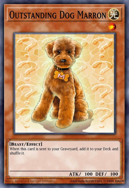 (062) YuGiOh TCG DCR: Dark Crisis Single: Outstanding Dog Marron (V.1 - Common)  Common