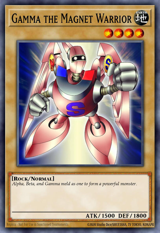 (014) YuGiOh TCG LCYW: Legendary Collection 3: Mega Pack Single: Gamma The Magnet Warrior  Common