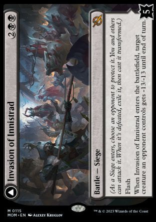 (115) Magic The Gathering March of the Machine Single: Invasion of Innistrad // Deluge of the Dead  Mythic