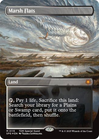 (115) Magic The Gathering Special Guests Single: Marsh Flats (Dragonscale Holo) Holo Mythic