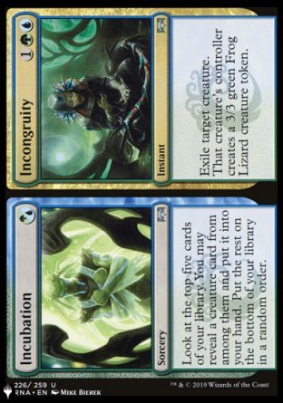 (226) Magic The Gathering The List Single: Incubation // Incongruity  Uncommon