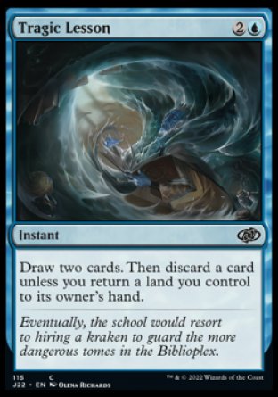 (115) Magic The Gathering Jumpstart 2022 Single: Tragic Lesson  Common
