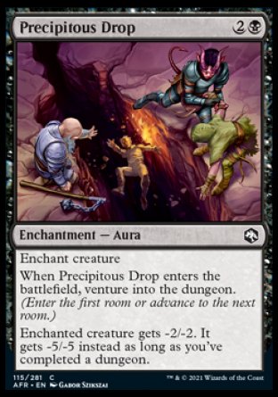 (115) Magic The Gathering Adventures in the Forgotten Realms Single: Precipitous Drop  Common