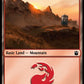 (1162) Magic The Gathering Universes Beyond: Doctor Who: Extras Single: Mountain (V.1)  Land