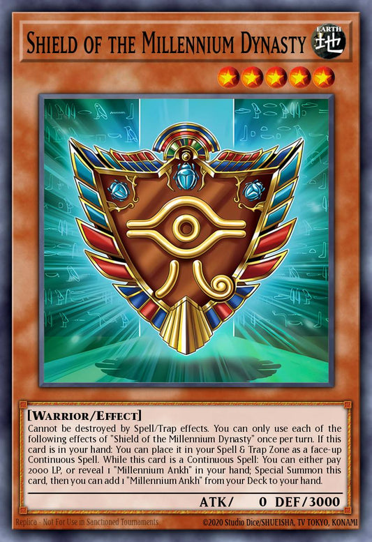 (003) YuGiOh TCG INFO: The Infinite Forbidden Single: Shield of the Millennium Dynasty (V.2 - Quarter Century Secret Rare)  Quarter Century Secret Rare